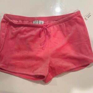 Fuzzy Pink Shorts